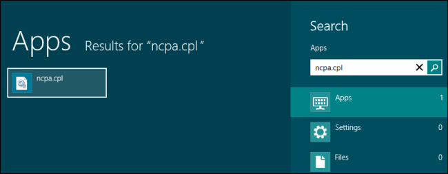 open-ncpa.cpl-on-windows-8